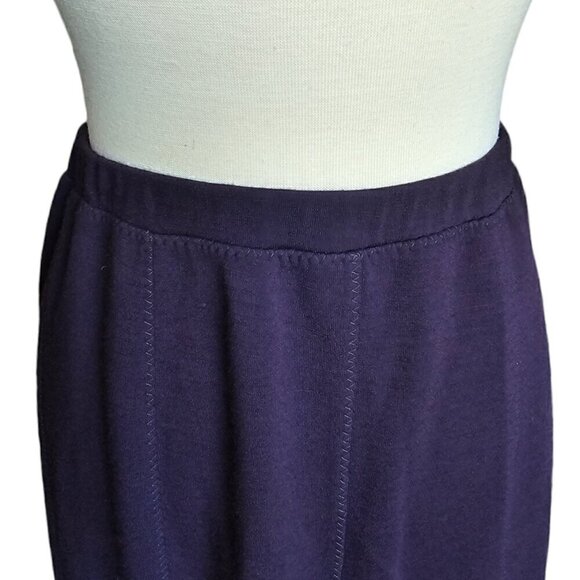 Eileen Fisher Tulip Purple Skirt. Size Large - Picture 5 of 7